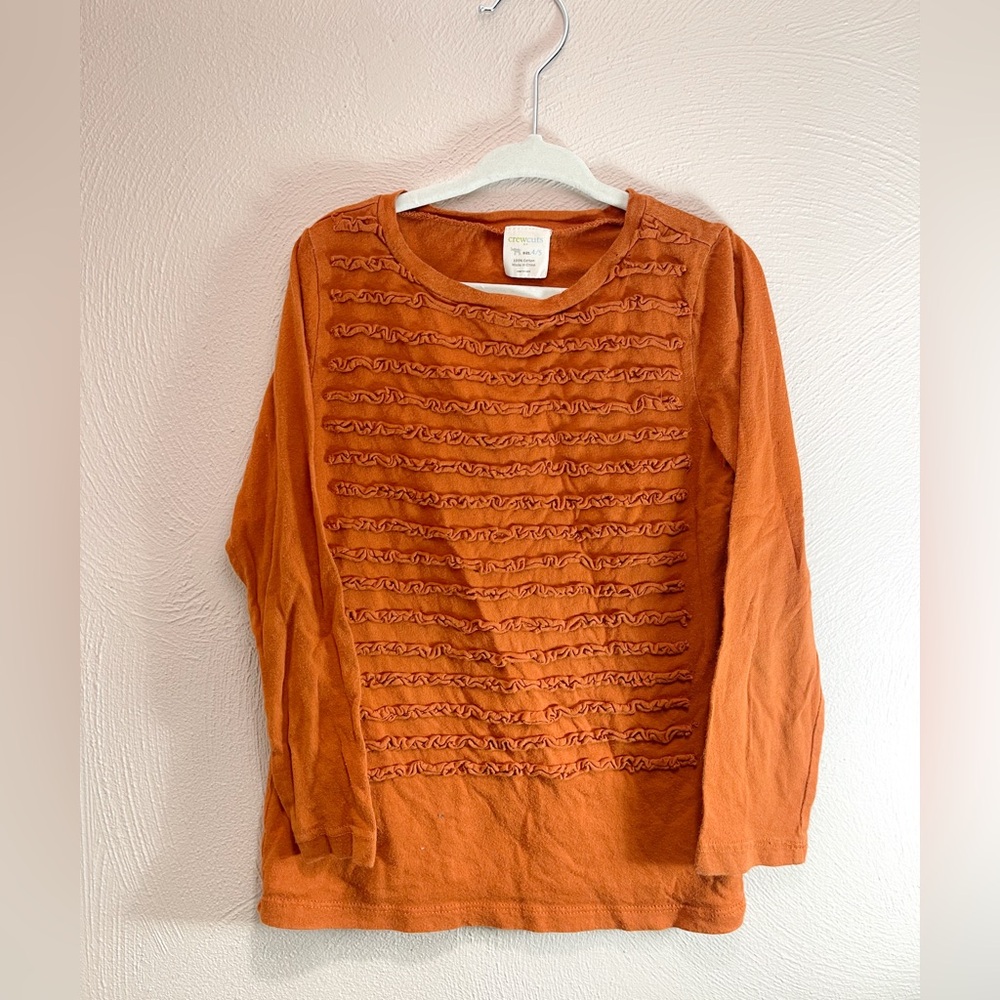 Crewcuts Long Sleeve Top with Ruffle Details